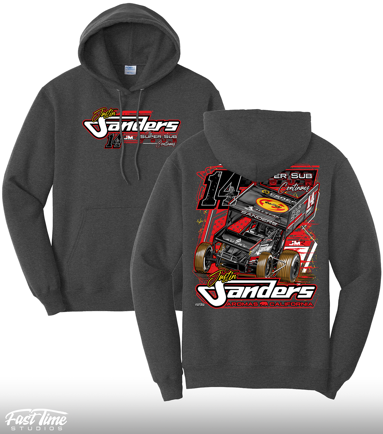 Justin Sanders Super Sub Hoodies