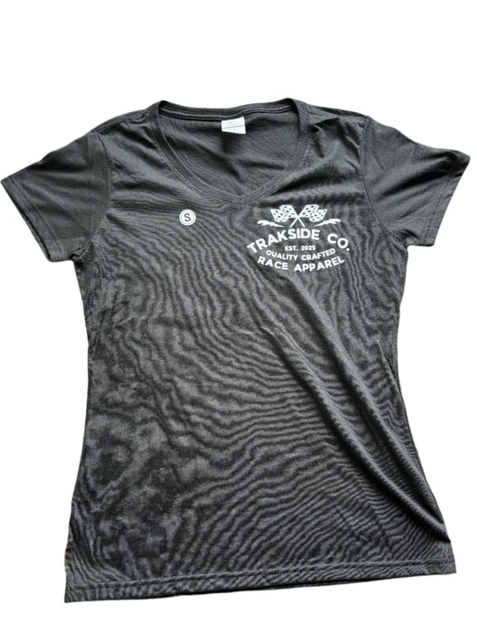 Trakside women’s V- neck shirt